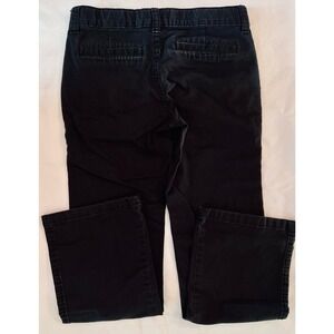Faded Glory girl’s black chino bootcut pants, size 7
